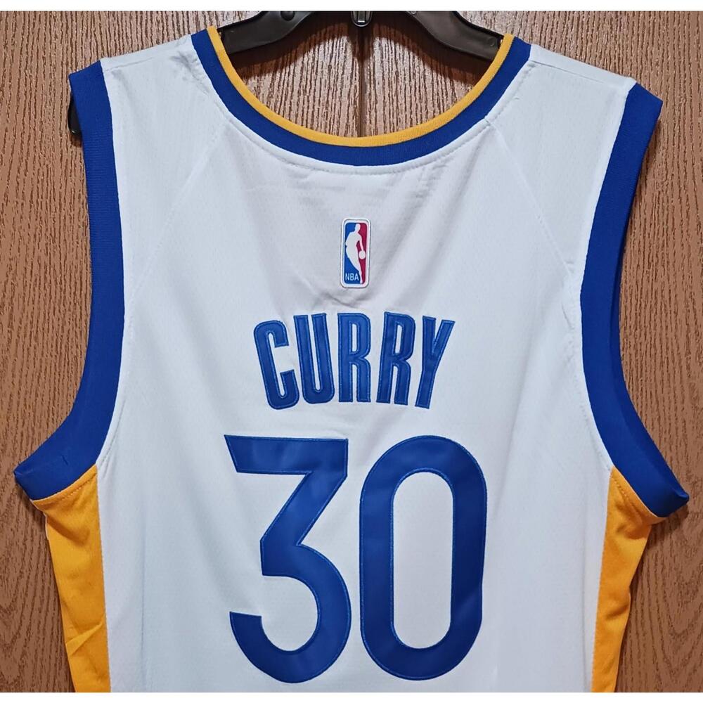 Steph Curry (Warriors)-(White)-(Jersey)-(Size:XL)-$90 - Picture 7 of 9
